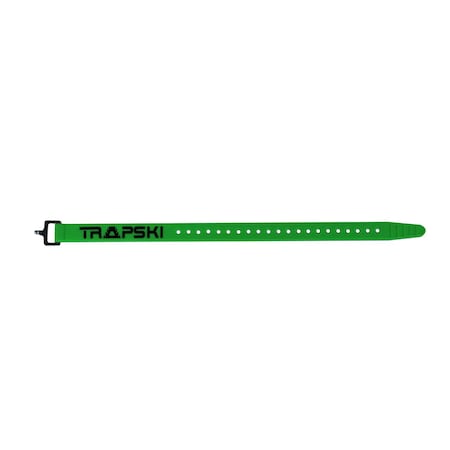 Trapski Voile 15 In. Aluminum Buckle Tension Multi-Use Strap, UV-Resistant, Green TRAPSKI-VSTRAP15-GRN